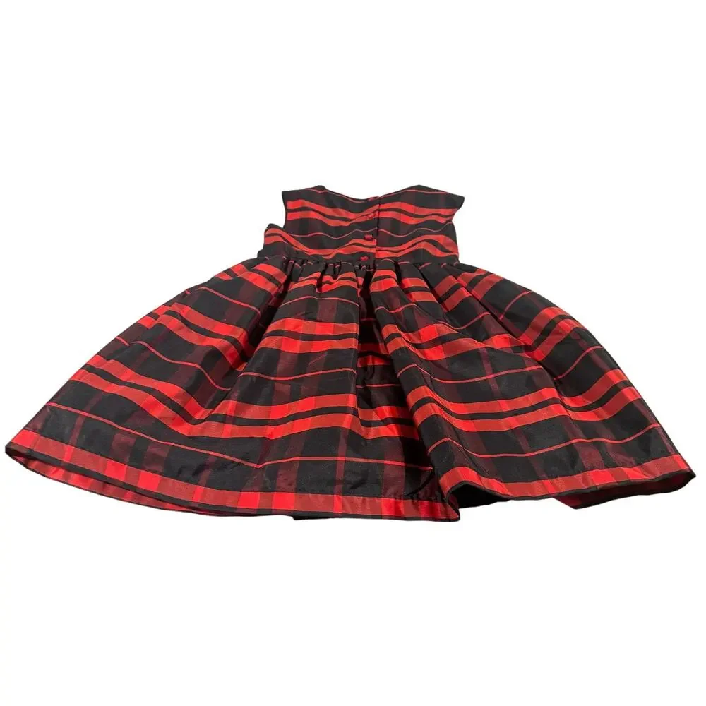 Mia & Mimi Toddler Girl 5T Red and Black Formal Party Dress NWT - Picture 4 of 6